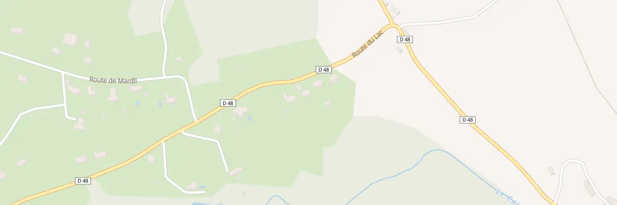 Plan du 5548 Au Moulin à Aubazines