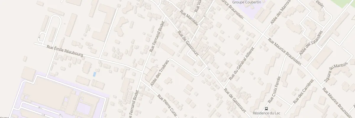 Plan du 225 Rue de Gassicourt à Mantes-la-Jolie