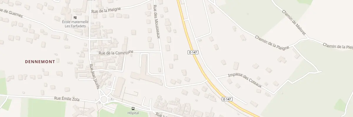 Plan du 8 Rue des Mousseaux à Follainville-Dennemont