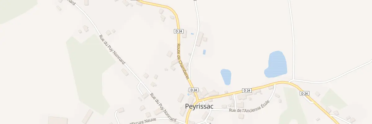 Plan du 5032 Le Bourg à Peyrissac