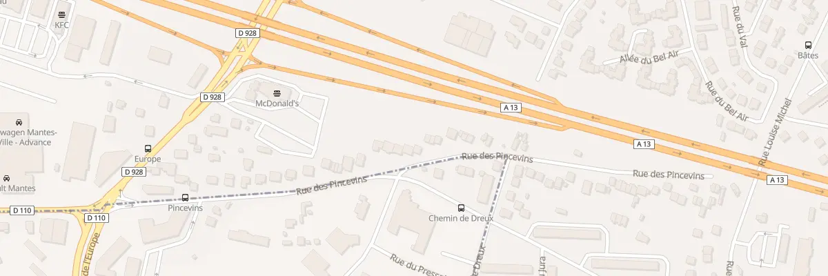 Plan du 34 Rue des Pincevins à Mantes-la-Ville