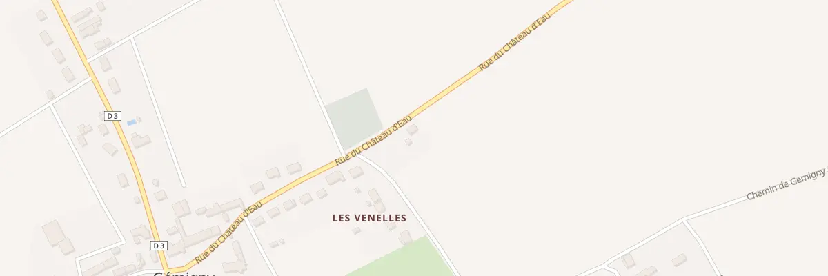 Plan du 322 Rue du Château d’Eau à Gémigny