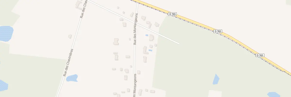 Plan du 967 Rue des Montangeons à Pruniers-en-Sologne