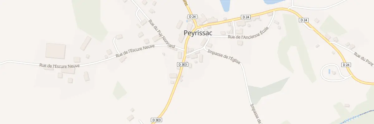 Plan du 5058 Le Bourg à Peyrissac