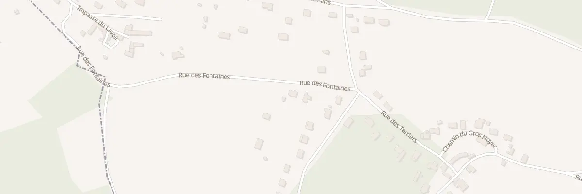 Plan du 10B Rue des Fontaines à Villette