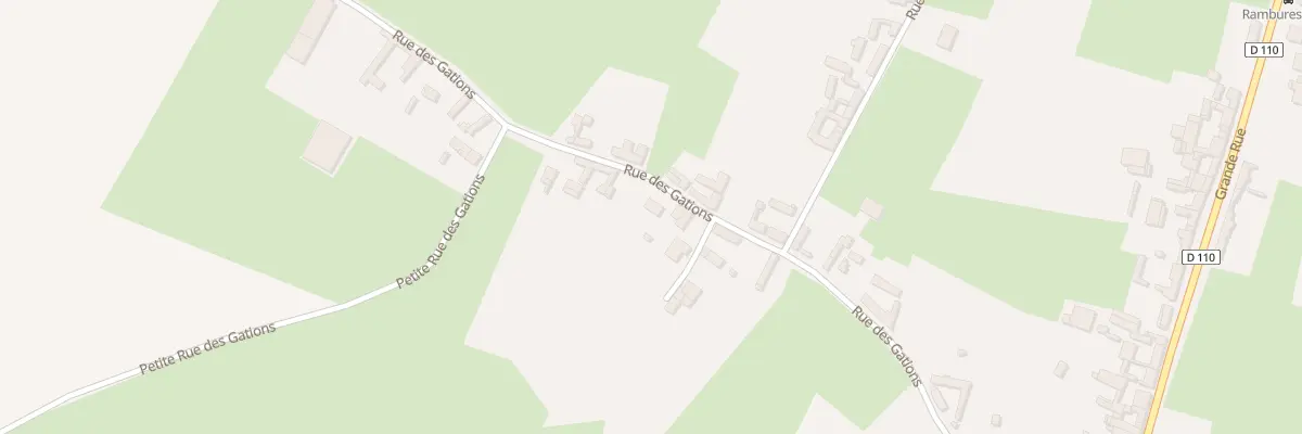 Plan du 9 Rue des Gâtions à Rambures