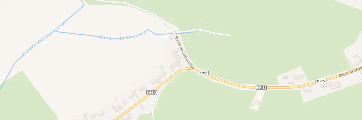 Plan du 86 Rte de Morlay à Ponthoile