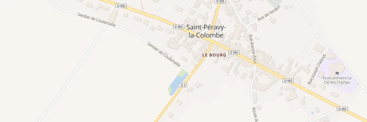 Plan du 5 Le Sentier de Coulemelle à Saint-Péravy-la-Colombe