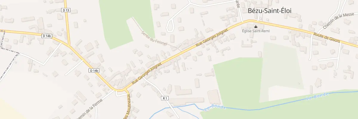 Plan du 23 Rue Georges Joignet à Bézu-Saint-Éloi