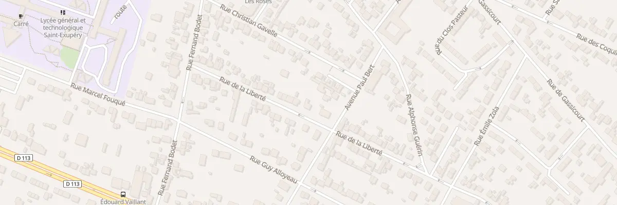 Plan du 126 Rue de la Liberté à Mantes-la-Jolie