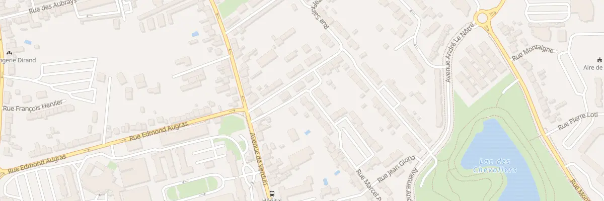 Plan du 4 Rue Marcel Pagnol à Châteauroux