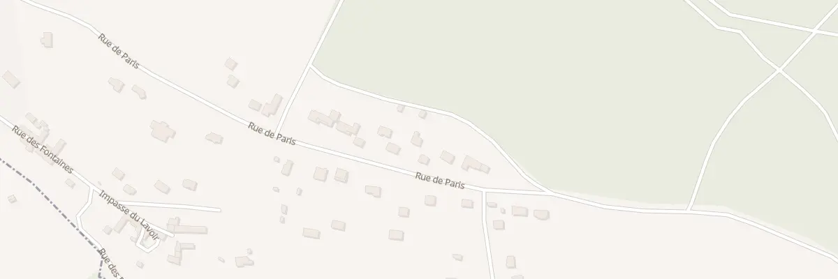 Plan du 12B Rue de Paris à Villette
