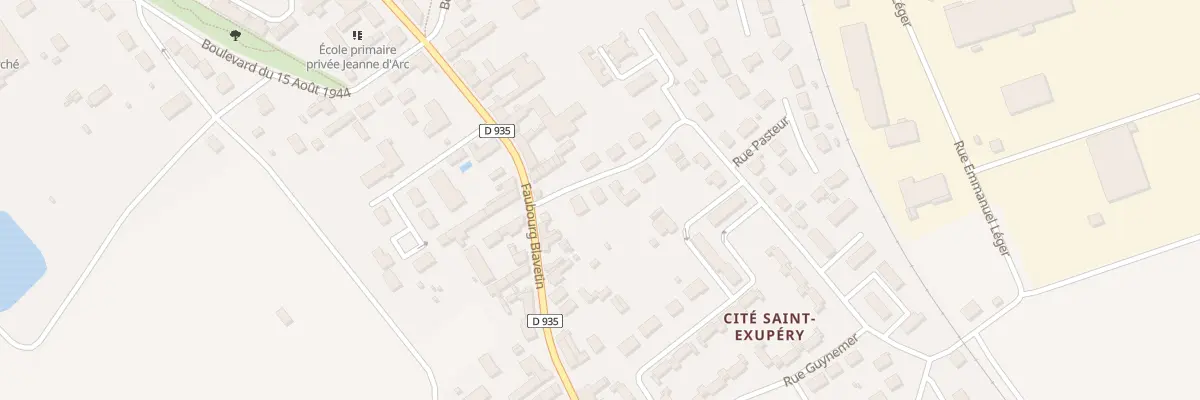 Plan du 6 Rue Louis Joseph Soulas à Patay