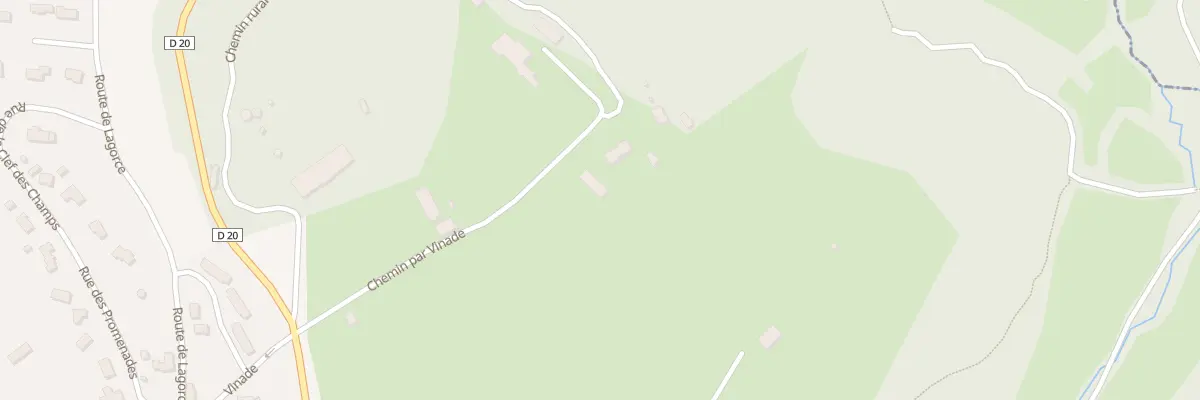Plan du 250 Chem par Vinade à Alvignac