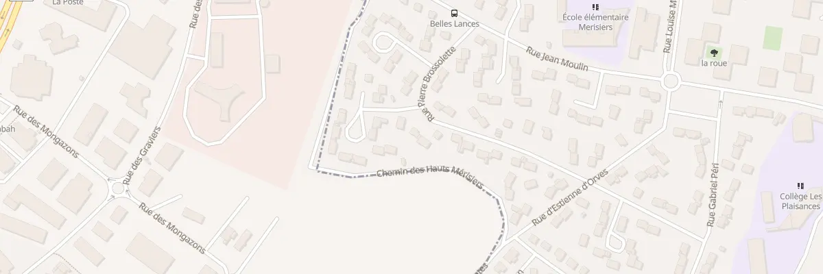 Plan du 14 Rue Pierre Brossolette à Mantes-la-Ville