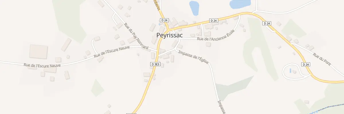 Plan du 4 Rue de l’Ancienne École à Peyrissac