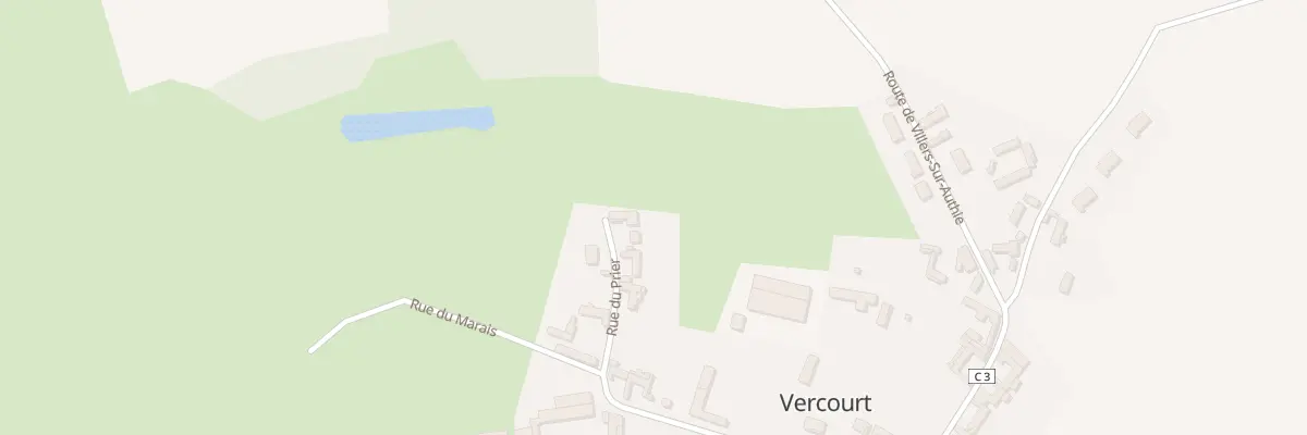 Plan du 8 Rue du Prier à Vercourt