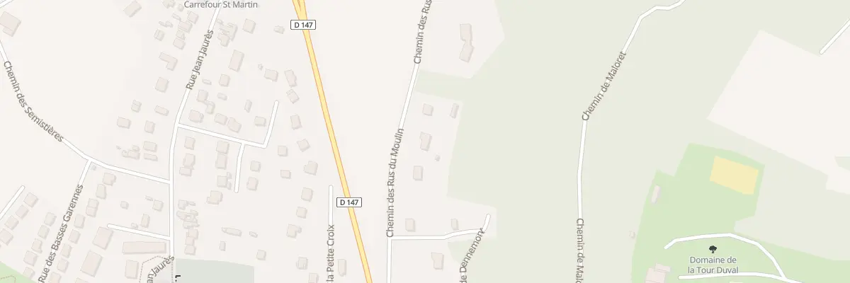 Plan du 40 Che des Rus du Moulin à Follainville-Dennemont