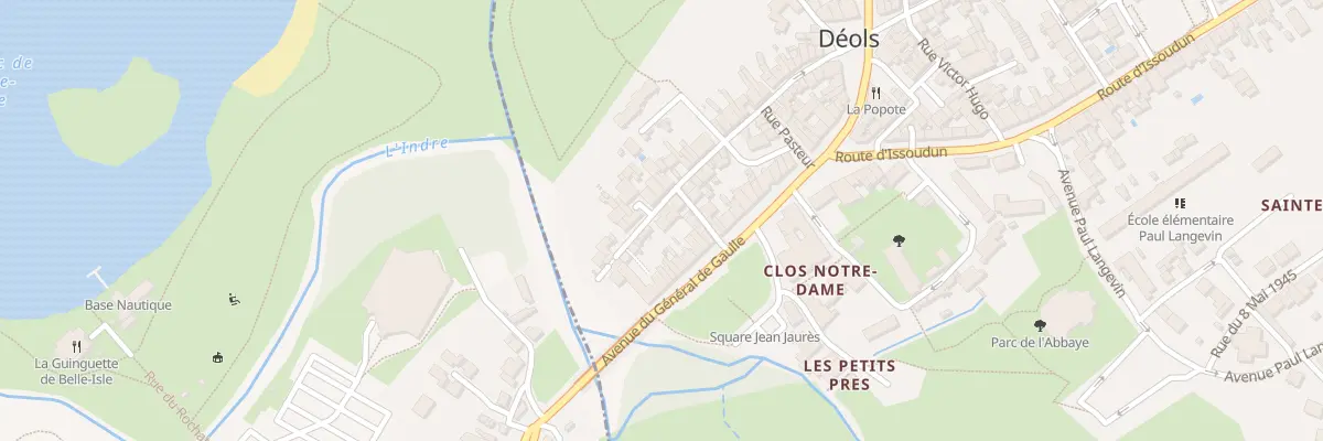 Plan du 4 Rue du Pont Perrin à Déols