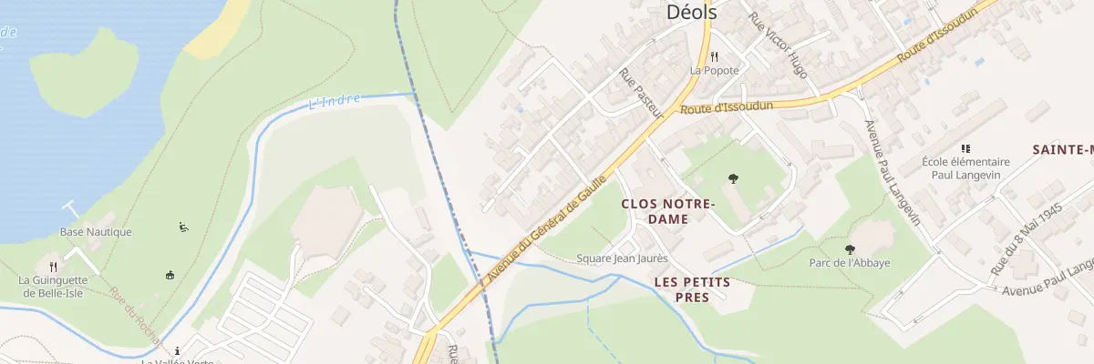 Plan du 11 Av General de Gaulle à Déols