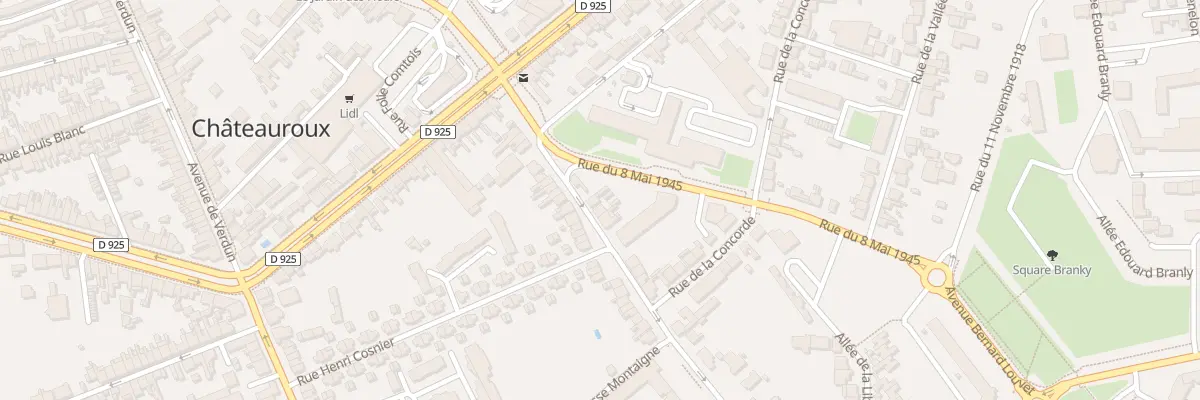 Plan du 29 Rue Montaigne à Châteauroux
