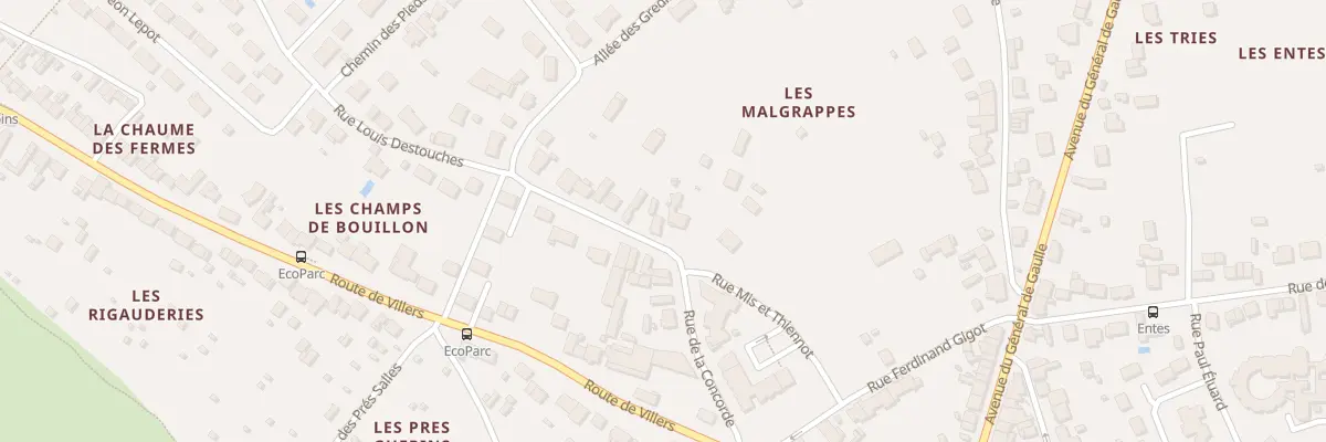Plan du 14 Rue de la Concorde à Déols