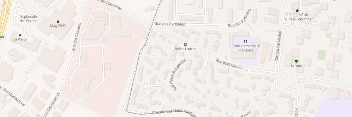 Plan du 6 Rue Pierre Brossolette à Mantes-la-Ville