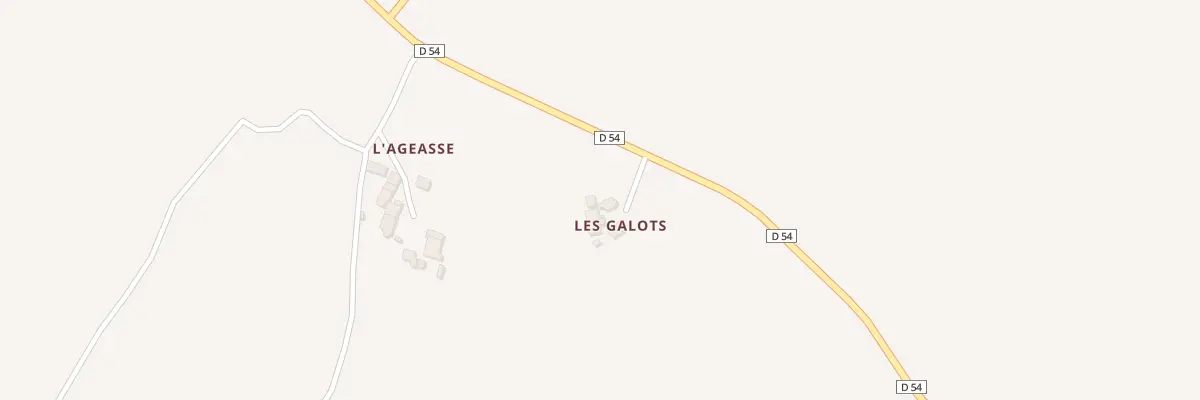 Plan du 1 Les Galots à Maillet