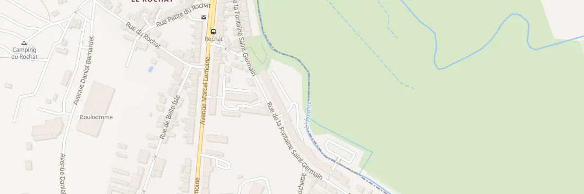 Plan du 110 Rue de la Fontaine St Germain à Châteauroux