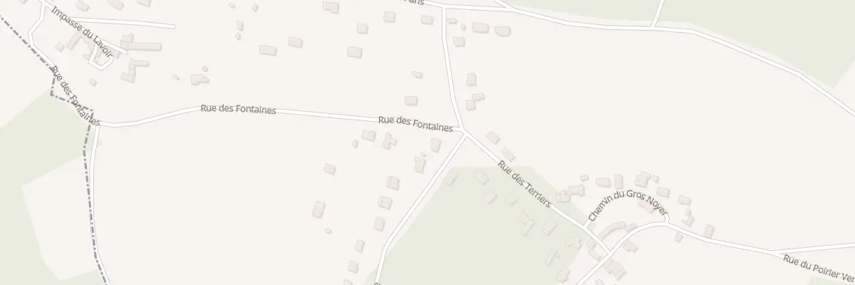 Plan du 14 Rue des Fontaines à Villette
