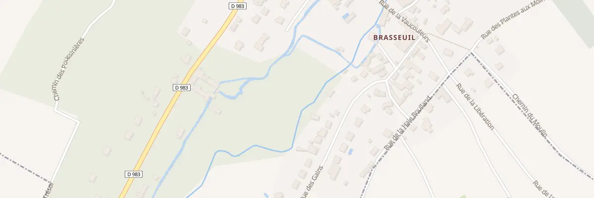 Plan du 61 Rte de Houdan à Auffreville-Brasseuil