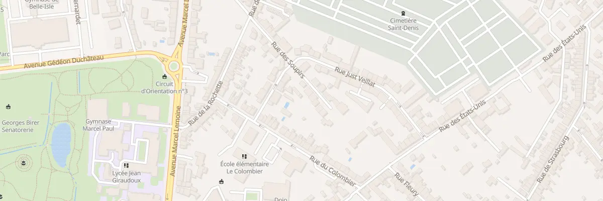 Plan du 40 Rue des Soupirs à Châteauroux