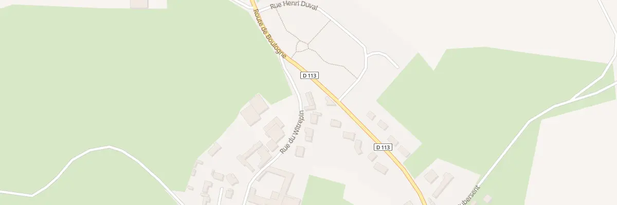 Plan du 103 Rte de Boulogne à Frencq