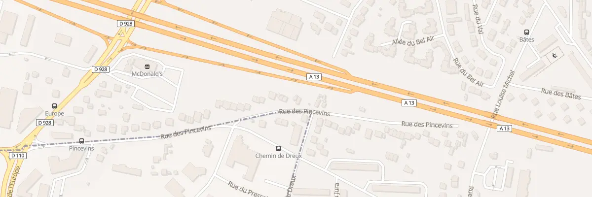 Plan du 20 Rue des Pincevins à Mantes-la-Ville