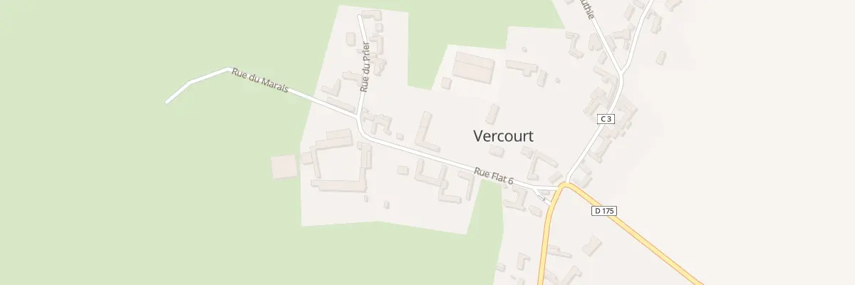 Plan du 14 Rue Flat 6 à Vercourt