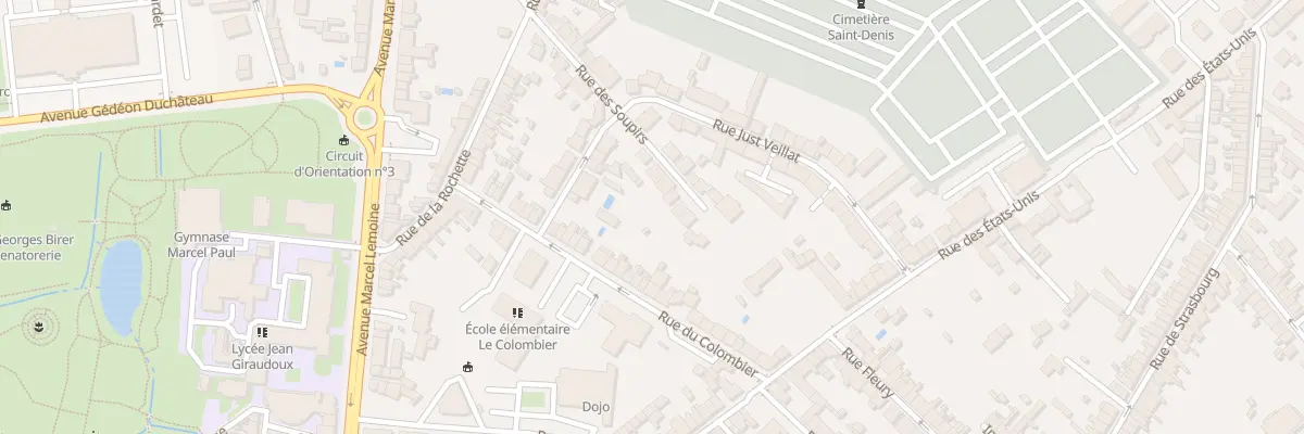 Plan du 46 Rue des Soupirs à Châteauroux