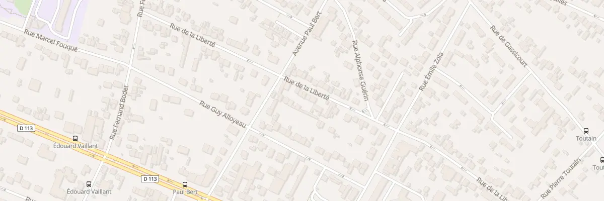 Plan du 107 Rue de la Liberté à Mantes-la-Jolie