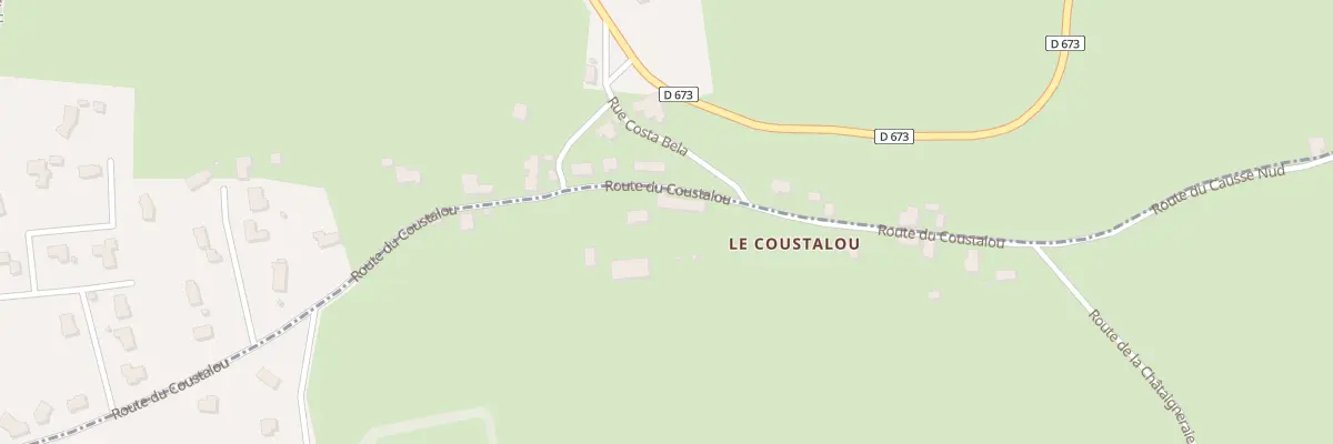 Plan du 5121 Le Coustalou à Rignac