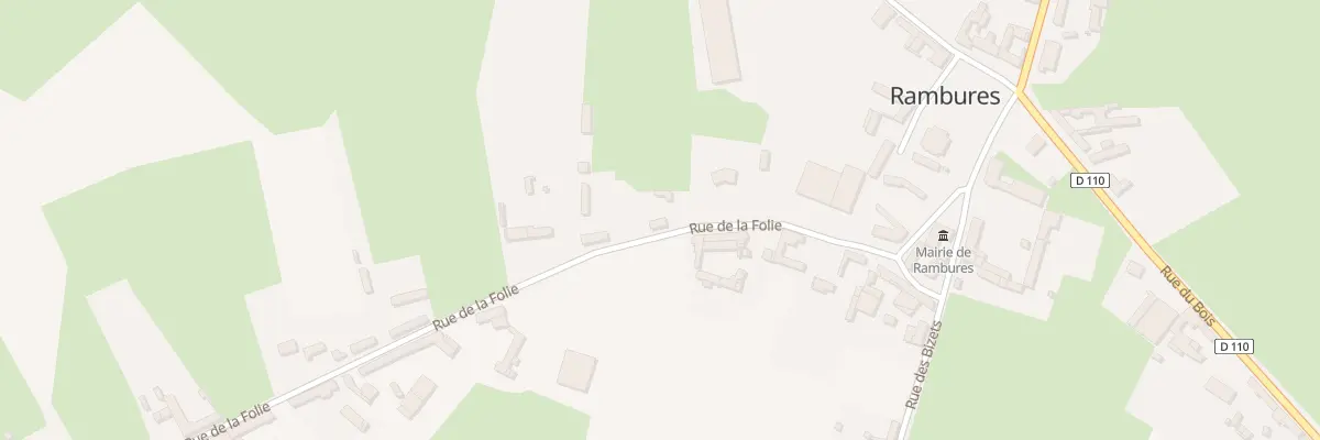 Plan du 8 Rue de la Folie à Rambures