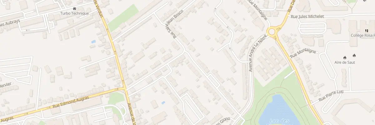 Plan du 2 Rue Saint-Exupéry à Châteauroux