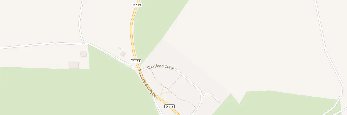 Plan du 8 Rue Henri Duval à Frencq