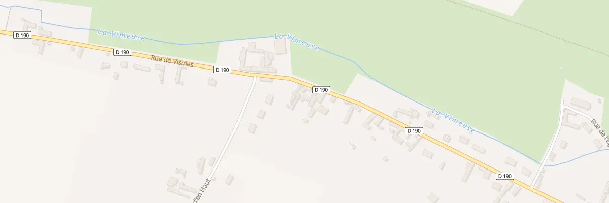 Plan du 39 Rue de Vismes à Martainneville