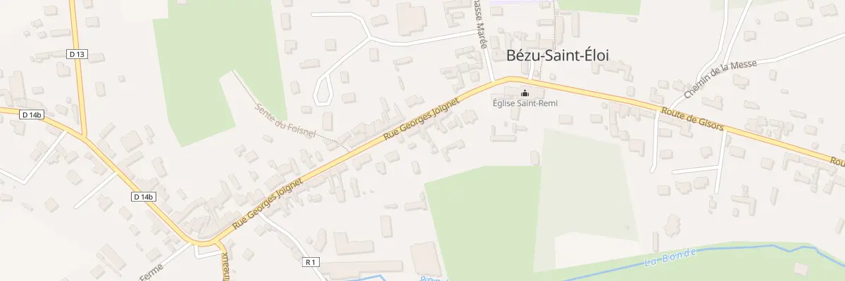 Plan du 11 Rue Georges Joignet à Bézu-Saint-Éloi