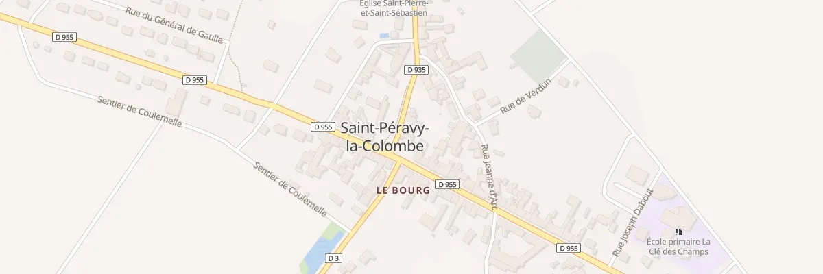 Plan du 1 Rue de Chartres à Saint-Péravy-la-Colombe
