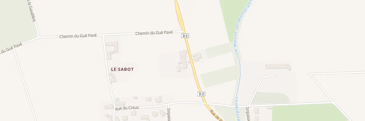 Plan du 2503 Rue de Patay à Huisseau-sur-Mauves