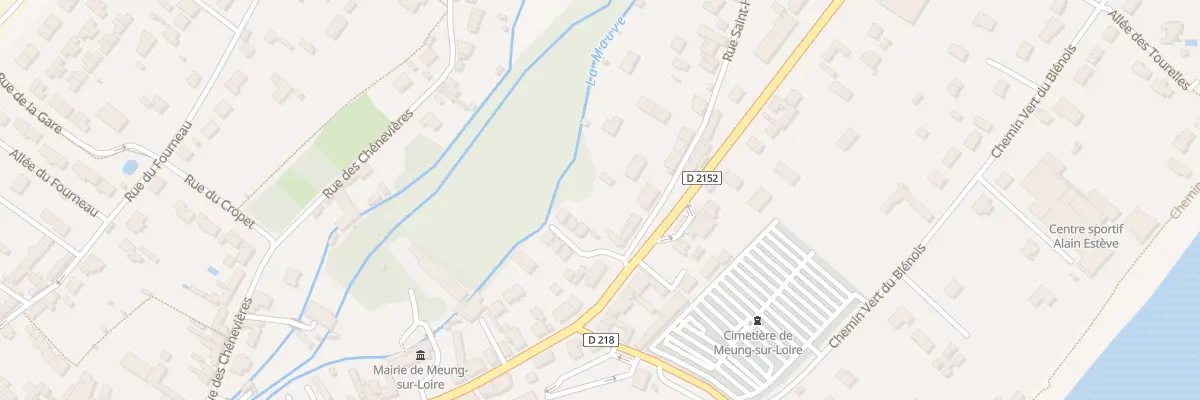Plan du 8 Rue du Gen de Gaulle à Meung-sur-Loire
