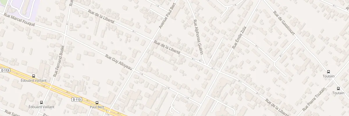 Plan du 101 Rue de la Liberté à Mantes-la-Jolie
