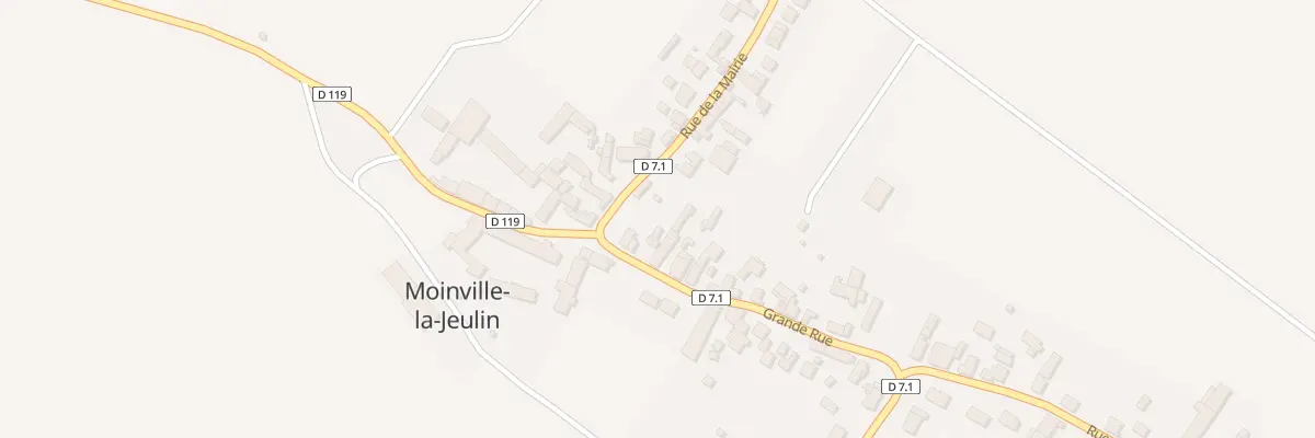 Plan du 1 Grande Rue à Moinville-la-Jeulin
