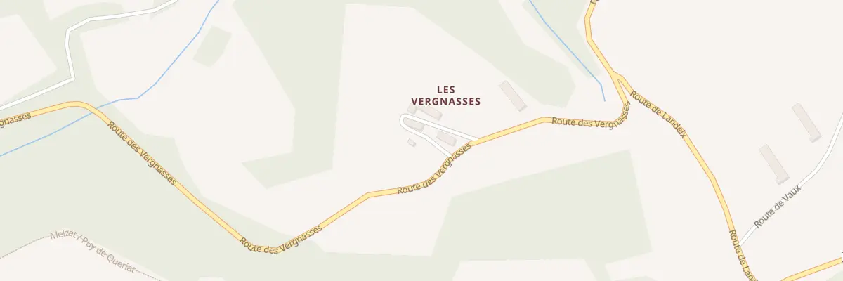 Plan du 5058 La Vergnasse à Domps