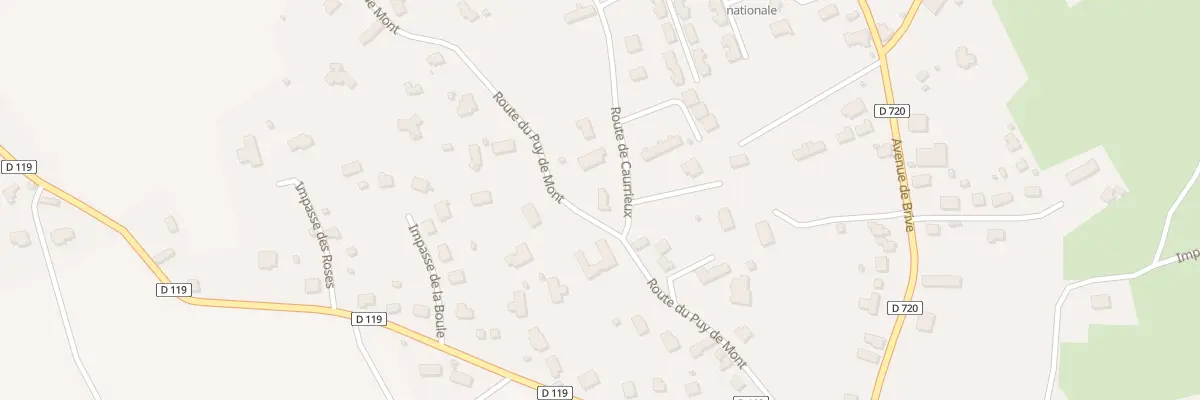 Plan du 11 Rte de Caurrieux à Vayrac